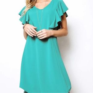 NWT Green A-Line Dress Plus